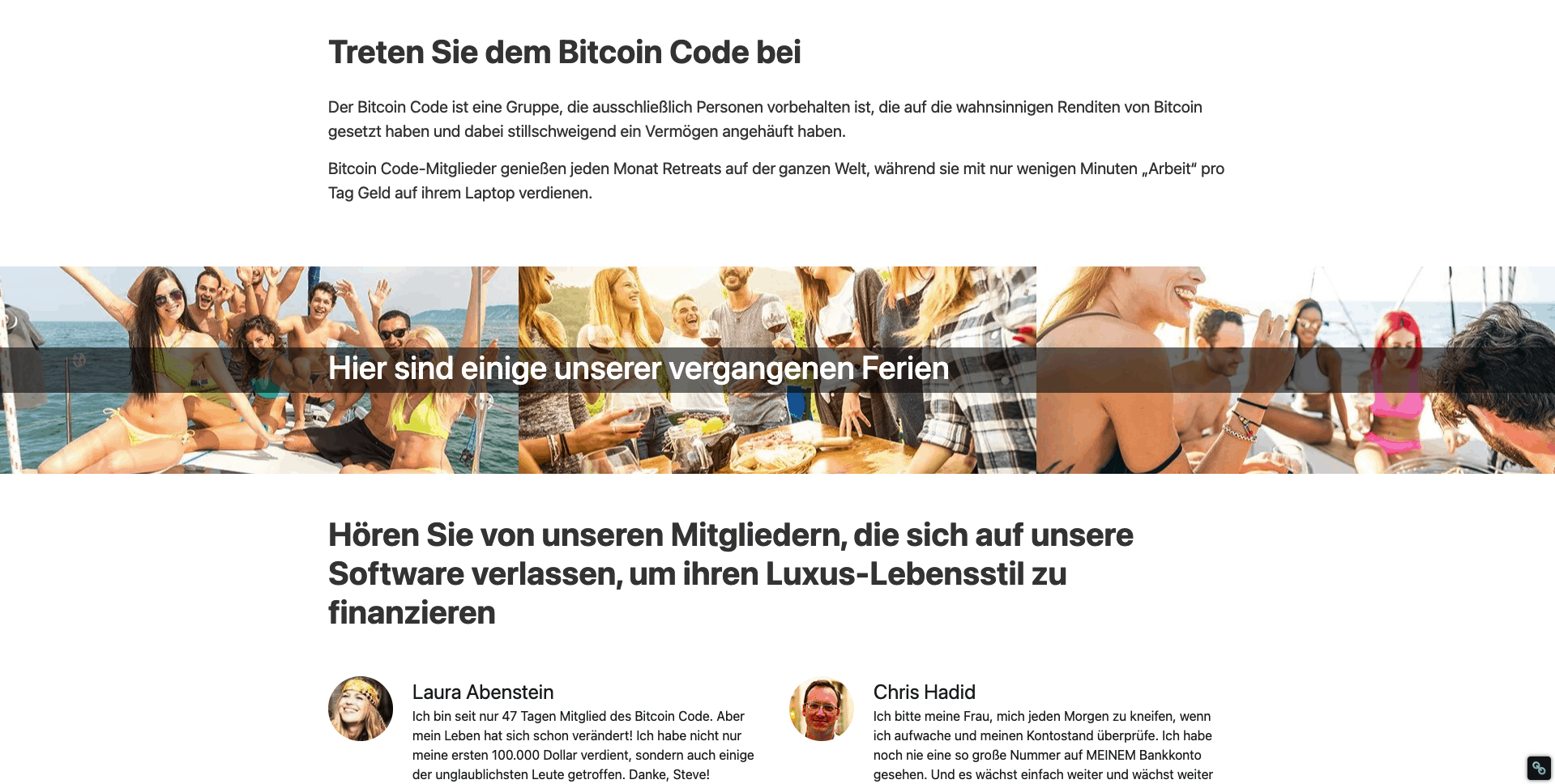 Bitcoin code erfahrungen