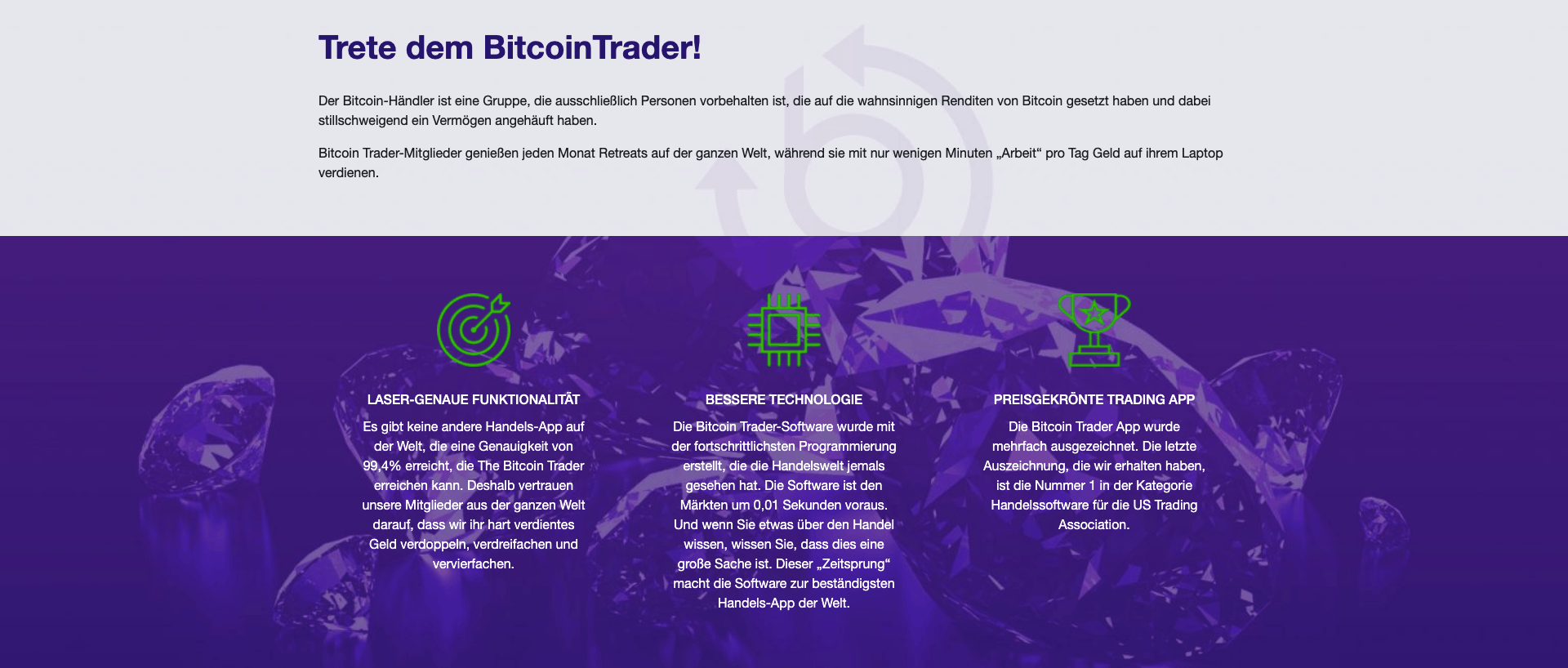 Über bitcoin trader